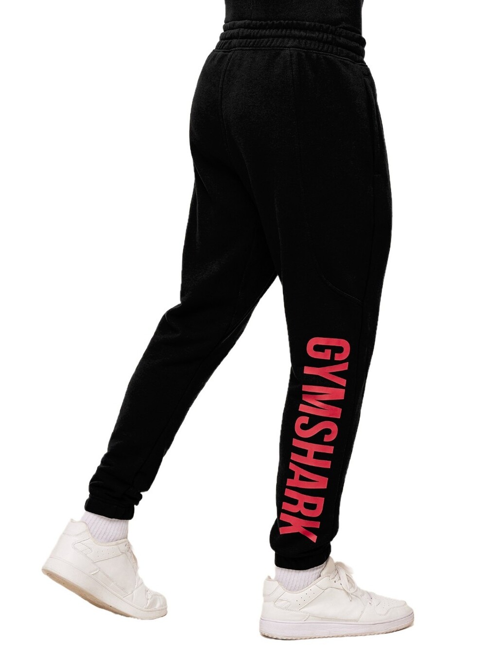 Gymshark Power Wordmark Joggers – Black/Asphalt Grey | Men's | NWT